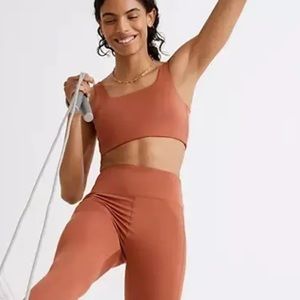 NWT MADEWELL MWL Flex Square-Neck Sports Bra Size XS ND875 Z68